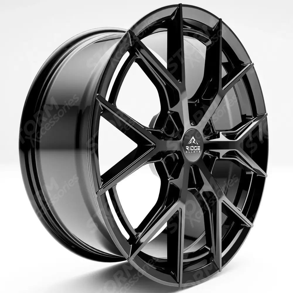 Ridge KN10 Gloss Black 6X120 20 Inch Alloy