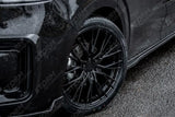 Ridge KN12 Gloss Black 6X120 20 Inch Alloys With Tyre & TPMS Package 245/40/20