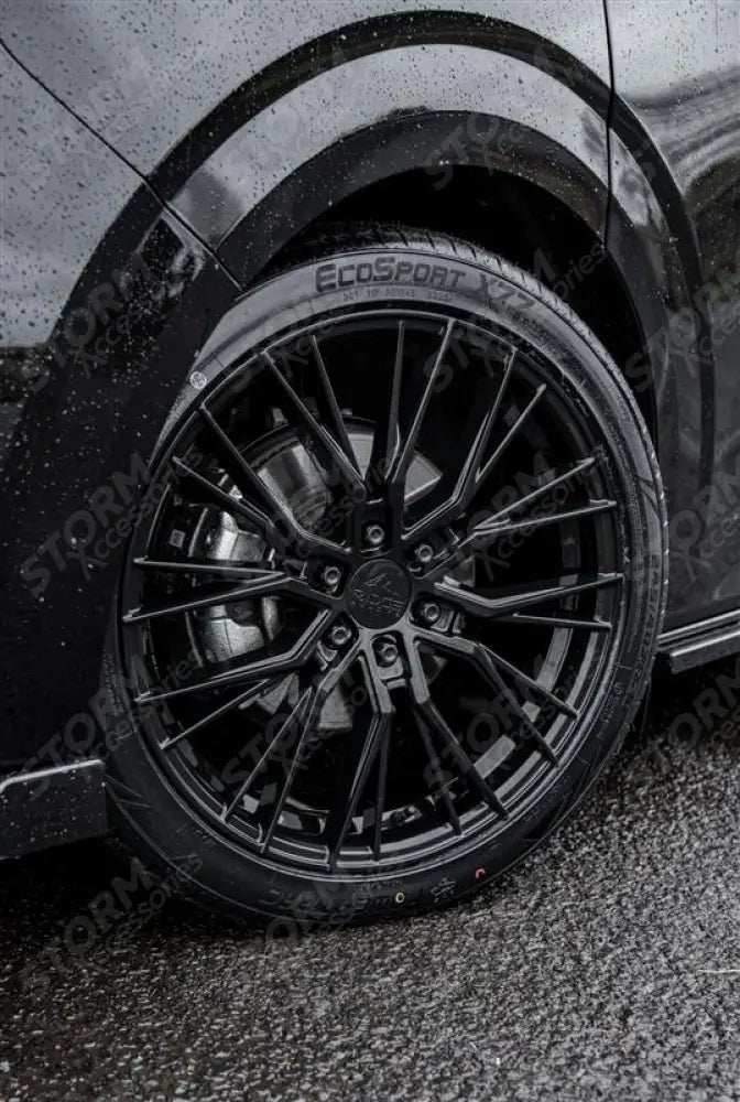 Ridge KN12 Gloss Black 6X120 20 Inch Alloys With Tyre & TPMS Package 245/40/20