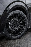 Ridge KN12 Gloss Black 6X120 20 Inch Alloys With Tyre & TPMS Package 245/40/20