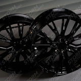 Ridge KN12 Gloss Black 6X120 20 Inch Alloys With Tyre & TPMS Package 245/40/20