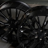 Ridge KN12 Gloss Black 6X120 20 Inch Alloys With Tyre & TPMS Package 245/40/20