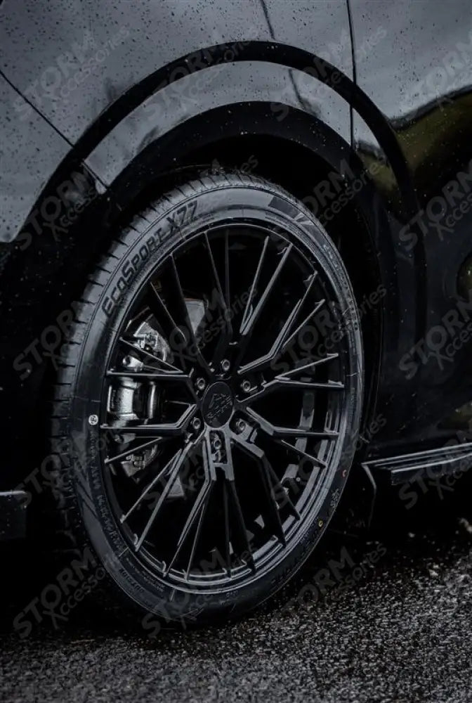 Ridge KN12 Gloss Black 6X120 20 Inch Alloys With Tyre & TPMS Package 245/40/20