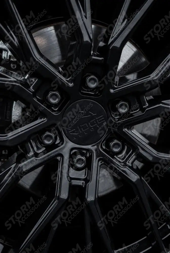 Ridge KN12 Gloss Black 6X120 20 Inch Alloys With Tyre & TPMS Package 245/40/20