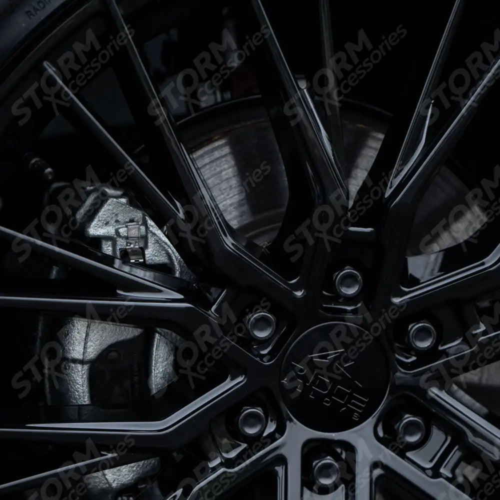 Ridge KN12 Gloss Black 6X120 20 Inch Alloys With Tyre & TPMS Package 245/40/20