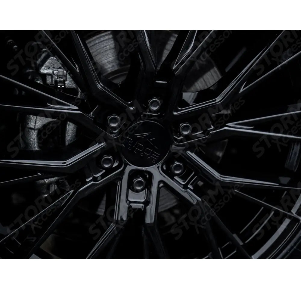 Ridge KN12 Gloss Black 6X120 20 Inch Alloys With Tyre & TPMS Package 245/45/20