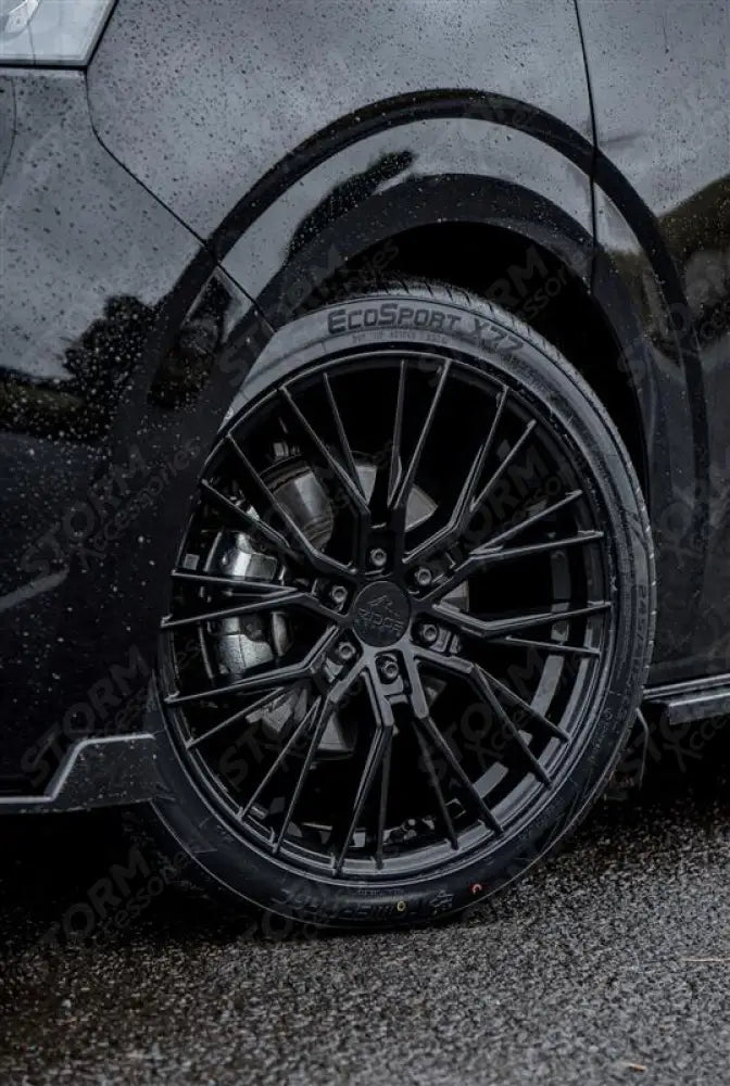 Ridge KN12 Gloss Black 6X120 20 Inch Alloys With Tyre & TPMS Package 245/45/20