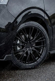 Ridge KN12 Gloss Black 6X120 20 Inch Alloys With Tyre & TPMS Package 245/45/20
