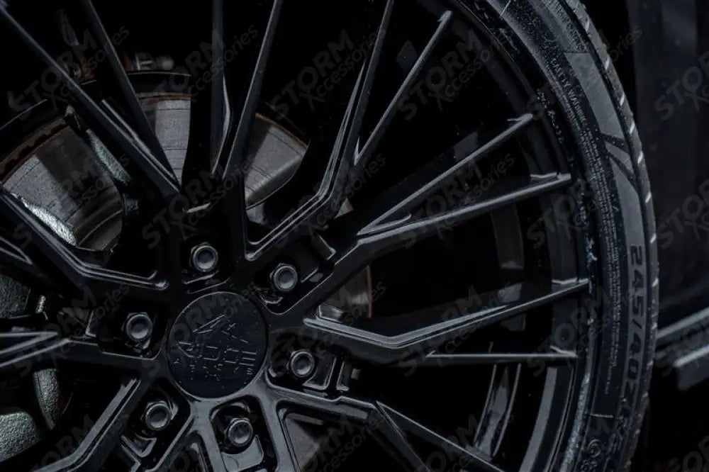 Ridge KN12 Gloss Black 6X120 20 Inch Alloys With Tyre & TPMS Package 245/45/20