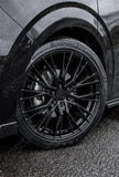 Ridge KN12 Gloss Black 6X120 20 Inch Alloys With Tyre & TPMS Package 245/45/20