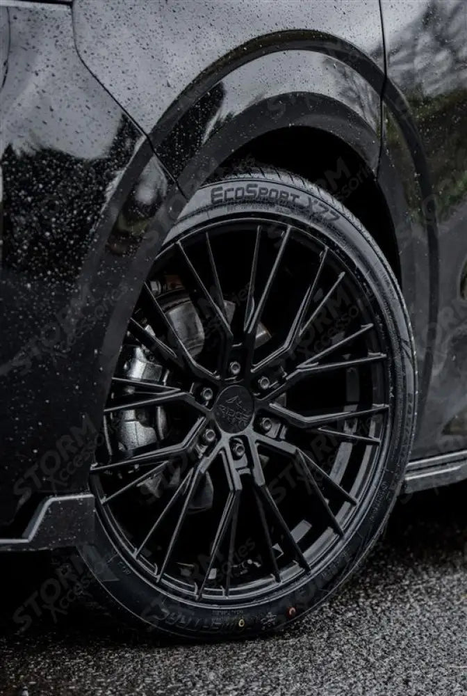 Ridge KN12 Gloss Black 6X120 20 Inch Alloys With Tyre & TPMS Package 245/45/20