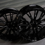 Ridge KN12 Gloss Black 6X120 20 Inch Alloys With Tyre & TPMS Package 245/45/20