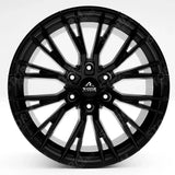 Ridge KN12 Satin Black 6X120 20 Inch Alloys With Tyre & TPMS Package 245/40/20