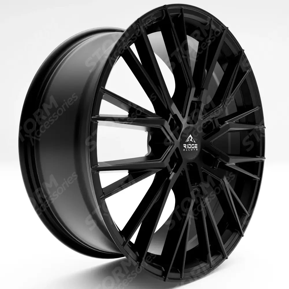 Ridge KN12 Satin Black 6X120 20 Inch Alloys With Tyre & TPMS Package 245/40/20