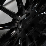 Ridge KN14 Gloss Black 6X120 20 Inch Alloys With Tyre & TPMS Package 245/40/20