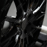 Ridge KN14 Gloss Black 6X120 20 Inch Alloys With Tyre & TPMS Package 245/40/20