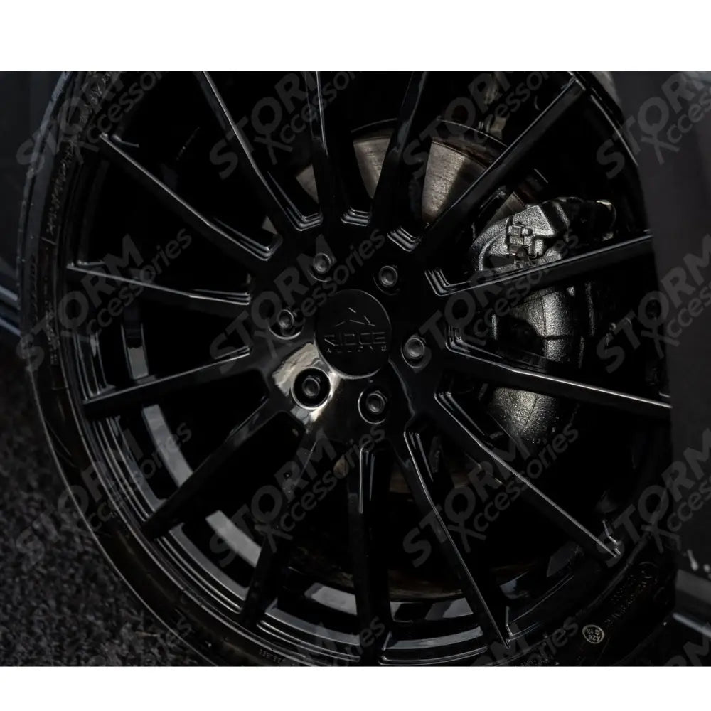 Ridge KN14 Gloss Black 6X120 20 Inch Alloys With Tyre & TPMS Package 245/40/20