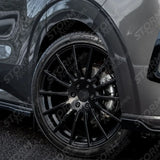 Ridge KN14 Gloss Black 6X120 20 Inch Alloys With Tyre & TPMS Package 245/40/20