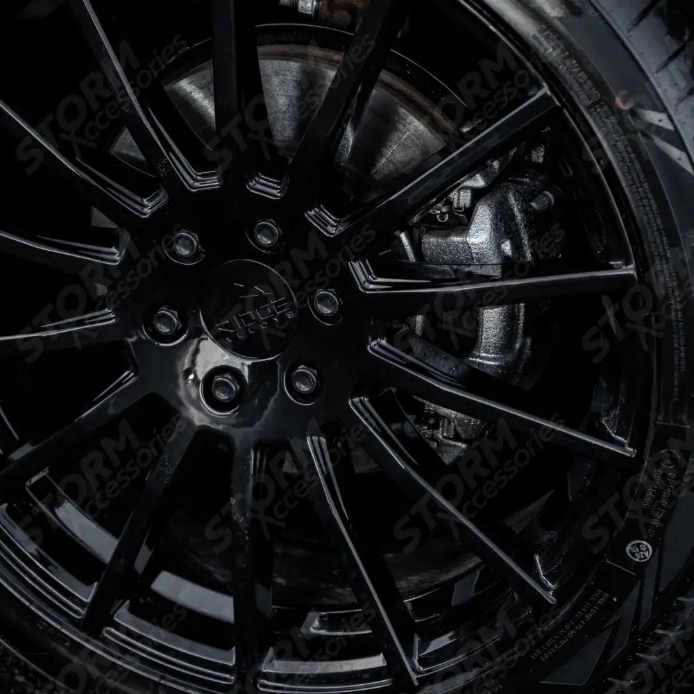 Ridge KN14 Gloss Black 6X120 20 Inch Alloys With Tyre & TPMS Package 245/45/20