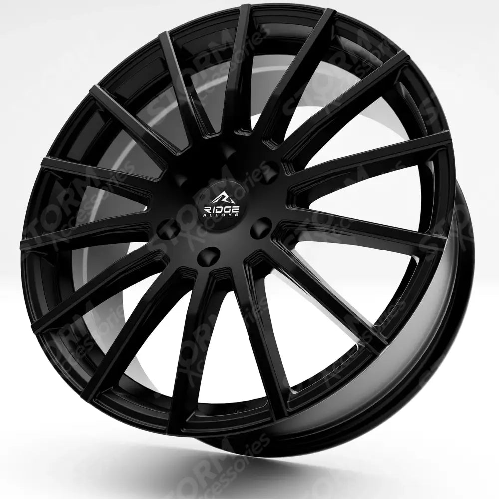 Ridge KN14 Satin Black 6X120 20 Inch Alloys With Tyre & TPMS Package 245/40/20