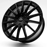 Ridge KN14 Satin Black 6X120 20 Inch Alloys With Tyre & TPMS Package 245/45/20