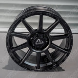 Ridge KN2 Satin Black 6X139.7 20 Inch Alloy