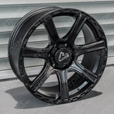Ridge KN4 Satin Black 6X139.7 20 Inch Alloys