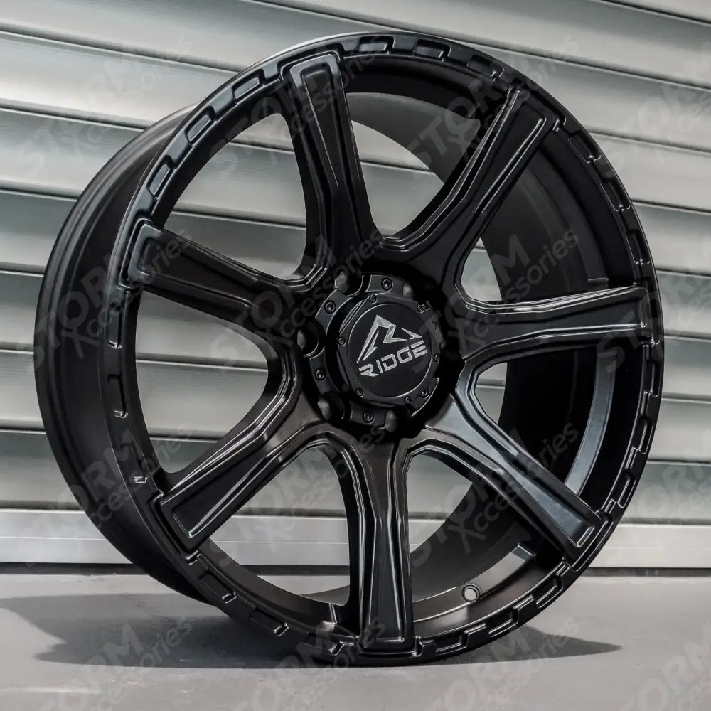 Ridge KN4 Satin Black 6X139.7 20 Inch Alloys