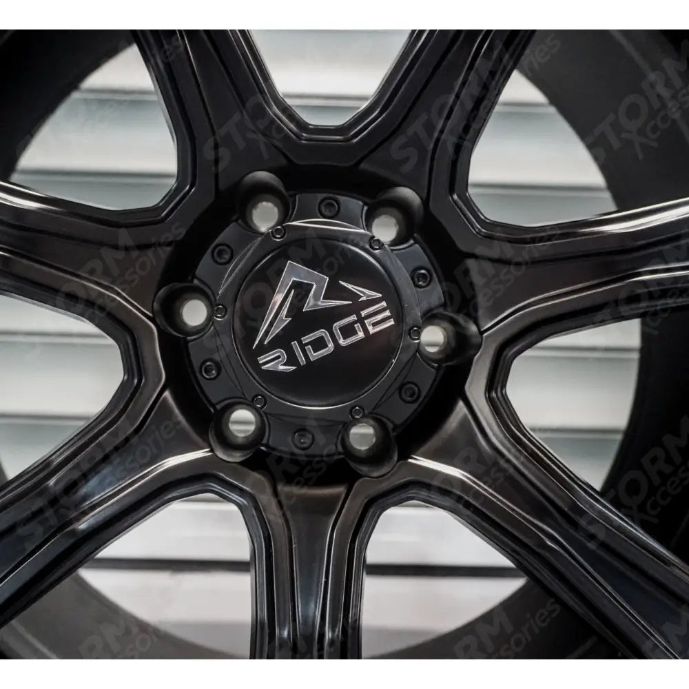 Ridge KN4 Satin Black 6X139.7 20 Inch Alloys
