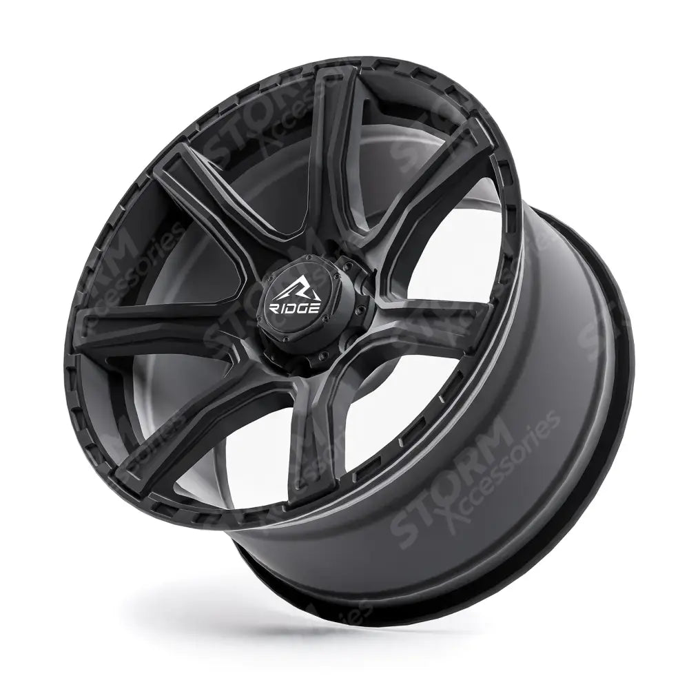 Ridge KN4 Satin Black 6X139.7 20 Inch Alloys