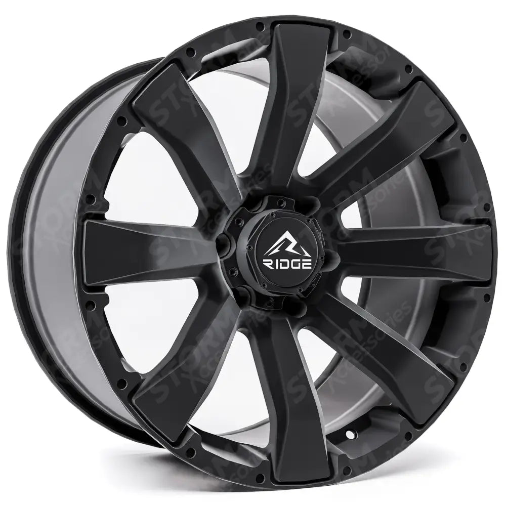 Ridge KN6 Satin Black 6X130 20 Inch Alloys