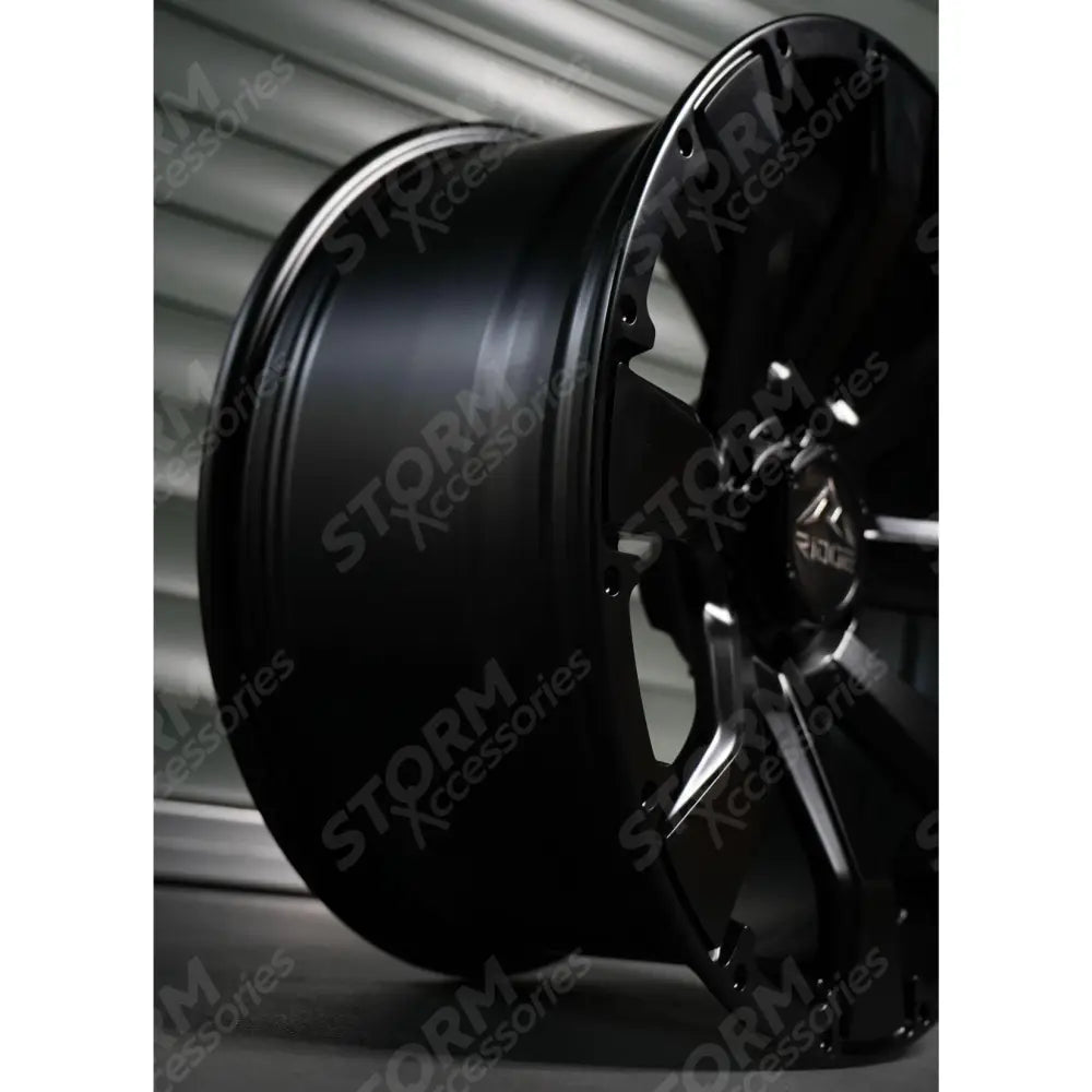 Ridge KN6 Satin Black 6X139.7 20 Inch Alloys