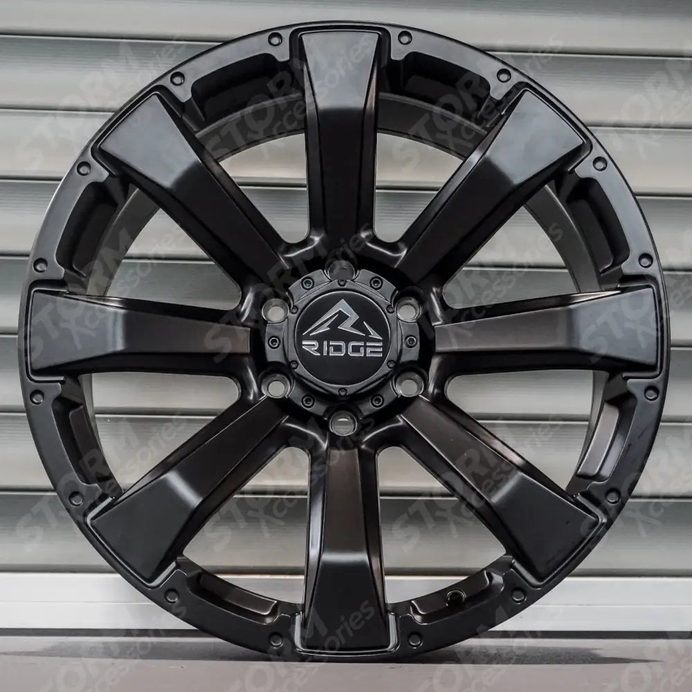 Ridge KN6 Satin Black 6X139.7 20 Inch Alloys