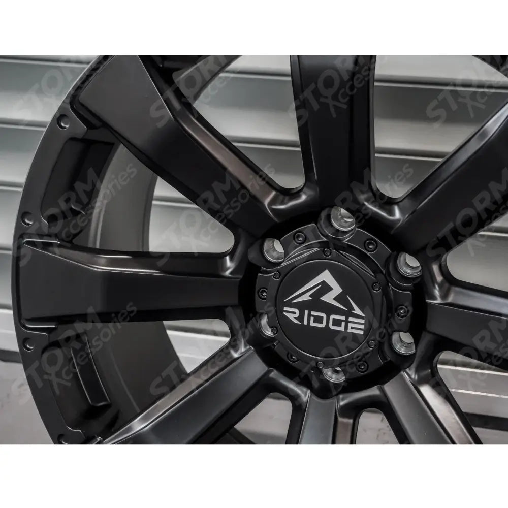 Ridge KN6 Satin Black 6X139.7 20 Inch Alloys
