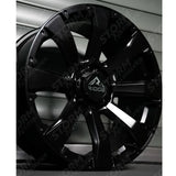 Ridge KN6 Satin Black 6X139.7 20 Inch Alloys