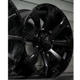Ridge KN6 Satin Black 6X139.7 20 Inch Alloys