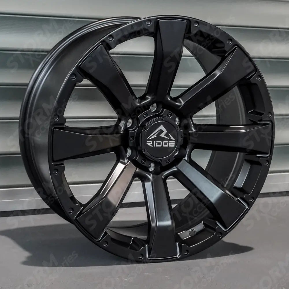 Ridge KN6 Satin Black 6X139.7 20 Inch Alloys