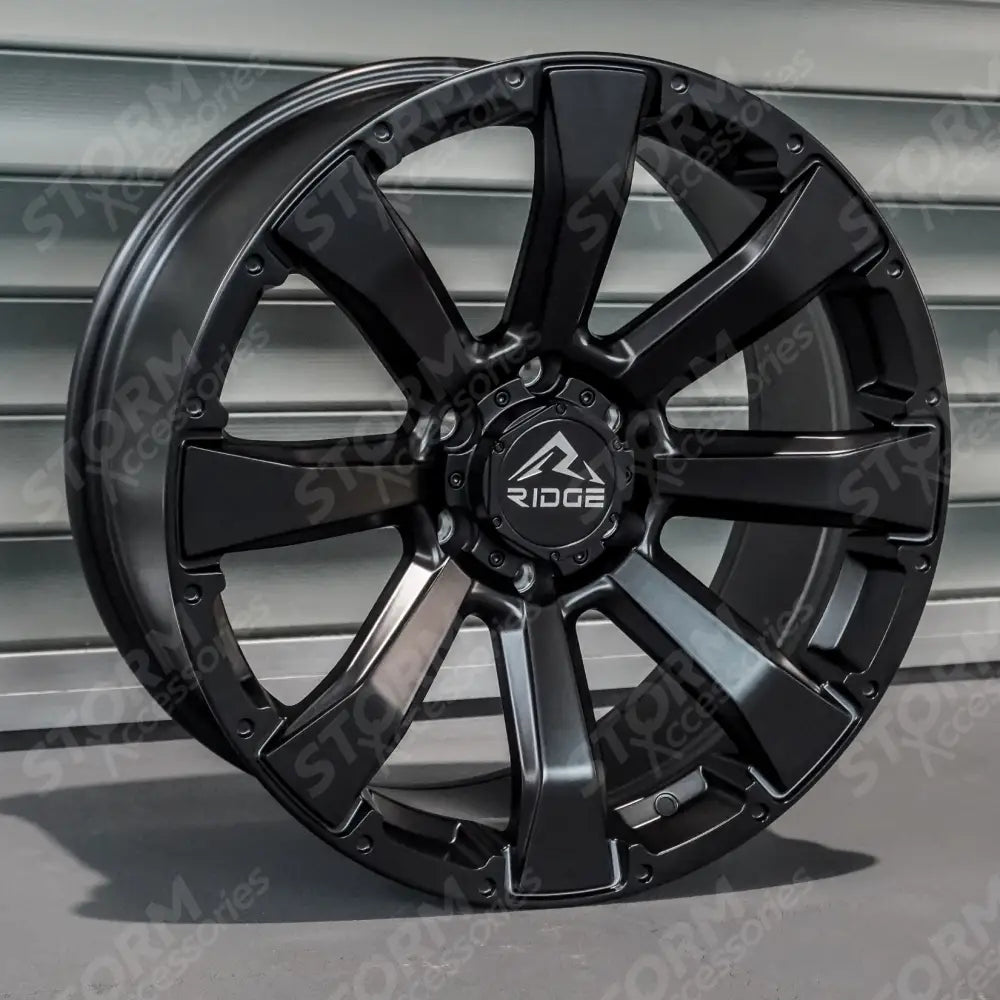 Ridge KN6 Satin Black 6X139.7 20 Inch Alloys