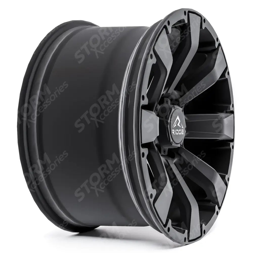 Ridge KN6 Satin Black 6X139.7 20 Inch Alloys