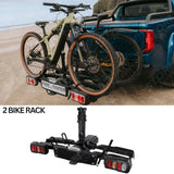 Ridgeback 2-Bike V2 Foldable E-Bike Compatible Towbar Mounted Bike Rack