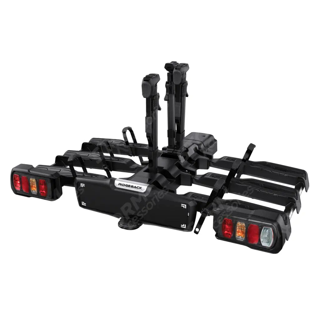Ridgeback 3-Bike V2 Foldable E-Bike Compatible Towbar Mounted Bike Rack
