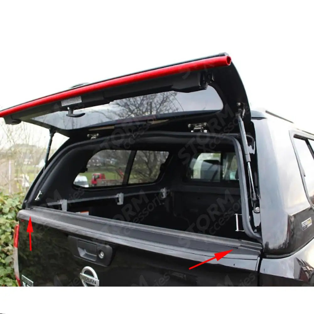 Ridgeback Hardtop Replacement Tailgate End Pieces For Nissan NP300 - Spares