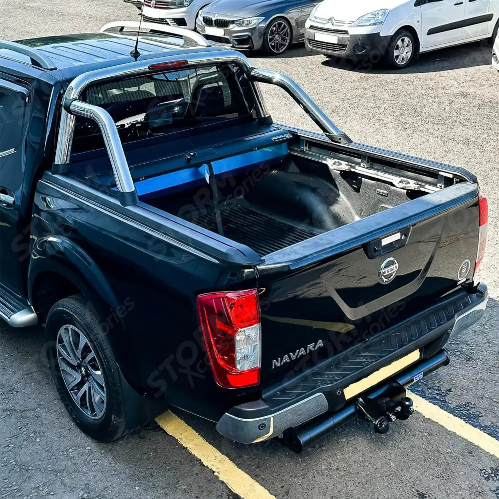 Ridgeback Roll Top Tonneau Cover Black For Mercedes X-class - Nissan Navara Np300 2016 On