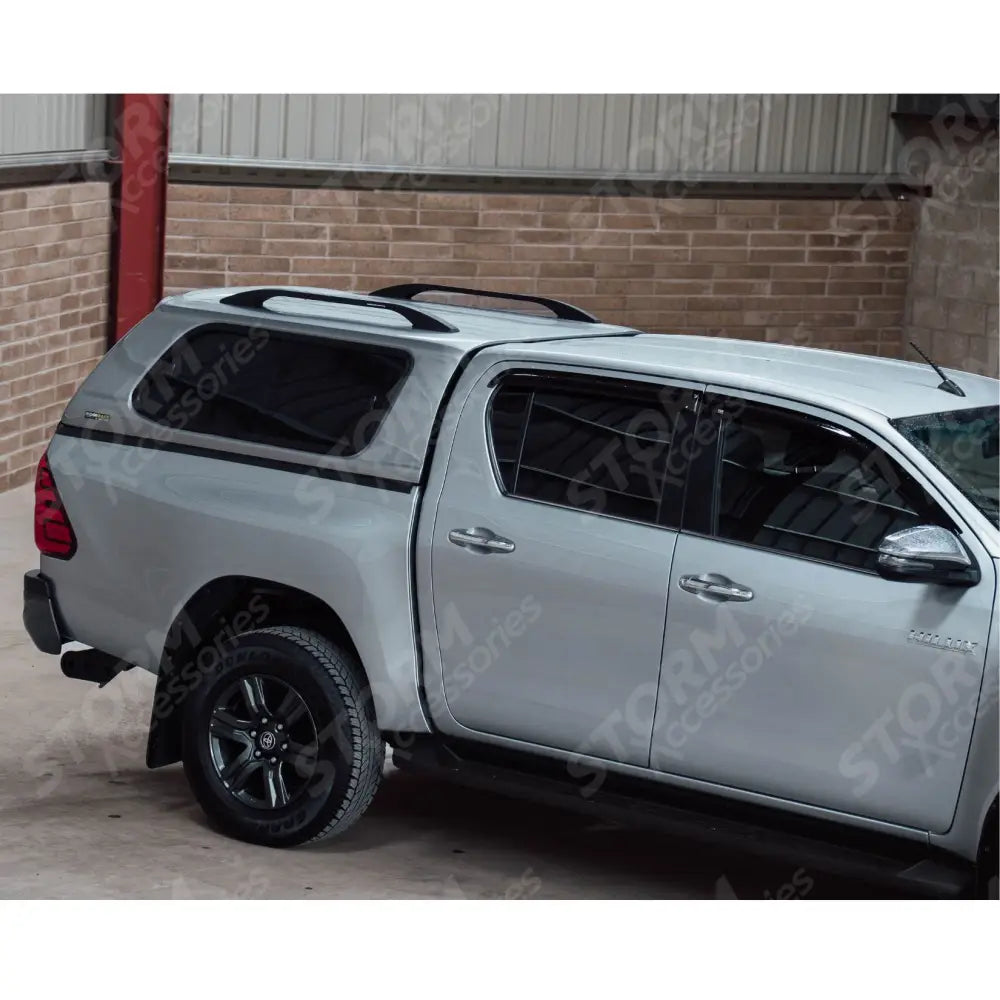 Ridgeback S-series Hardtop For Toyota Hilux Mk8 Double Cab 2015 On Silver Blade - 1D6