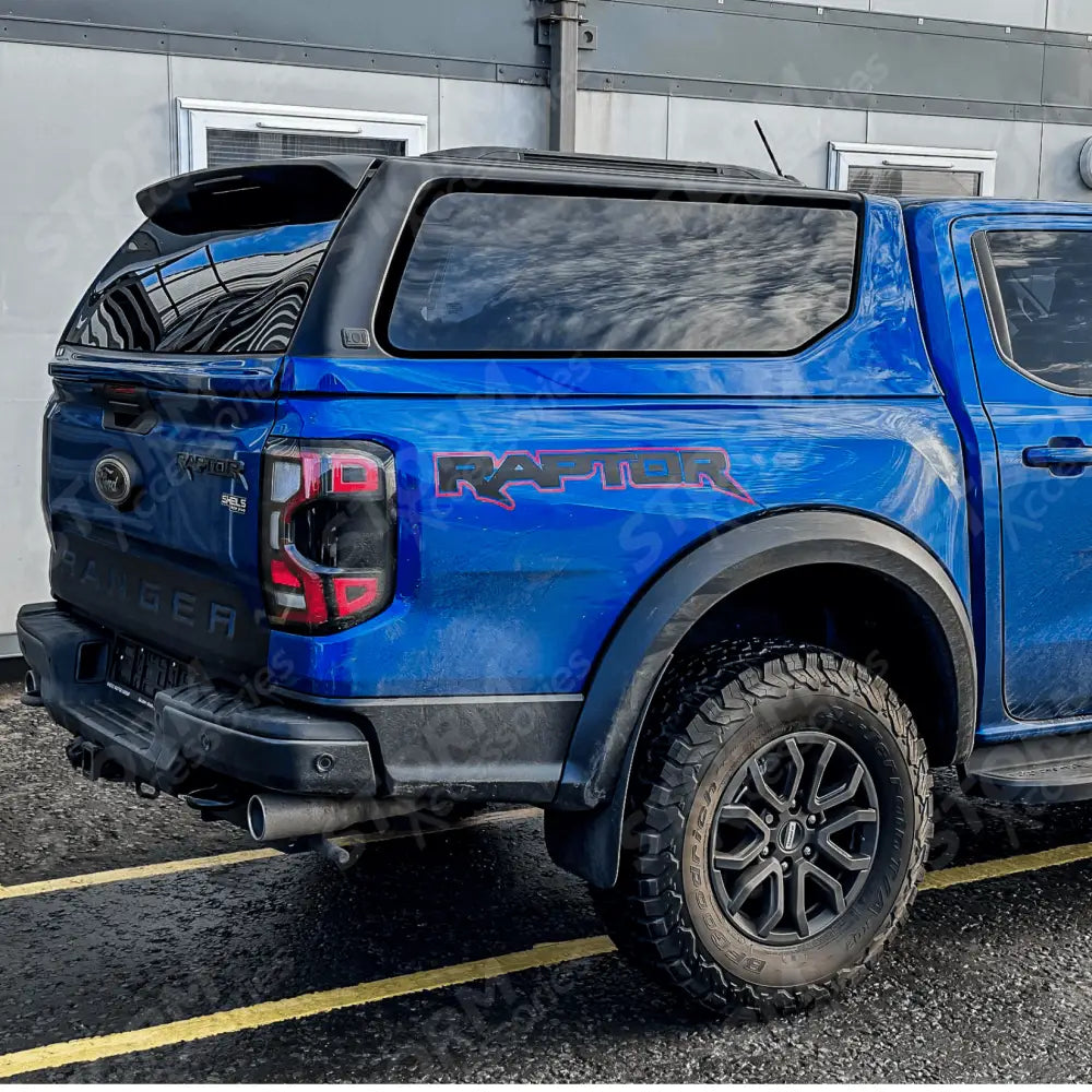 Ridgeback V-Series Hardtop for Ford Ranger Raptor T9 Double Cab 2023 On LIGHTNING BLUE - 7F3