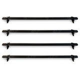 Ridgerack Roof Rack 4 Bar Style Black For Vw Transporter T5 2003 - 2024