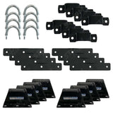 Ridgerack Roof Rack 4 Bar Style Black For Vw Transporter T5 2003 - 2024