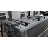 Ridgerack Roof Rack V2 3 Bars Style In Black For Renault Trafic - Vauxhall Vivaro 2014 On