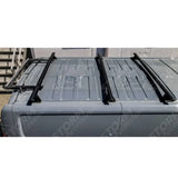 Ridgerack Roof Rack V2 3 Bars Style In Black For Renault Trafic - Vauxhall Vivaro 2014 On