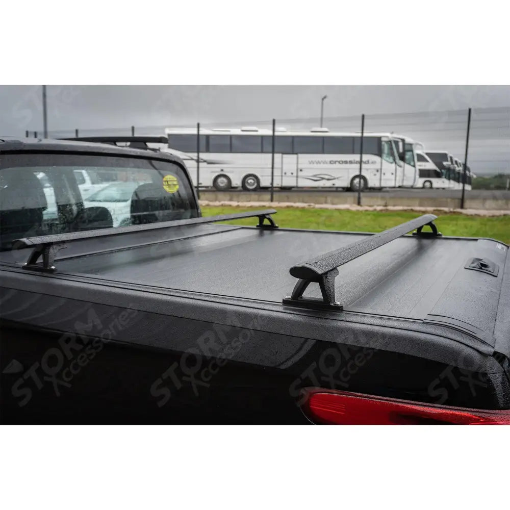 Ridgerail Crossbars Cross Bars Rails For Roll Top Tonneau Cover - Black